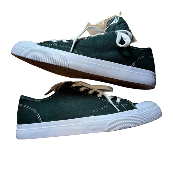 J. Crew Other - J. Crew Vulcanized Cape Sneakers Men's Size 9.5 in Green & White NWOB!